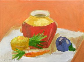 BÌNH GỐM & CỦ QUẢ